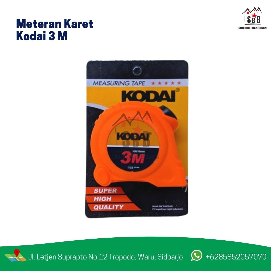 Meteran Karet Kodai 3 M
